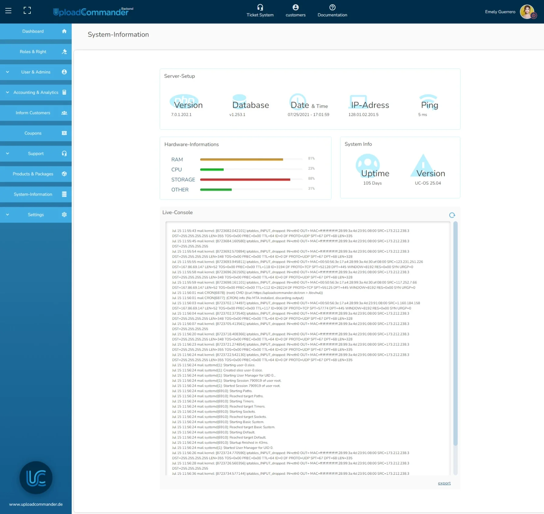 aroy15.github.io/backend_designs : System Information